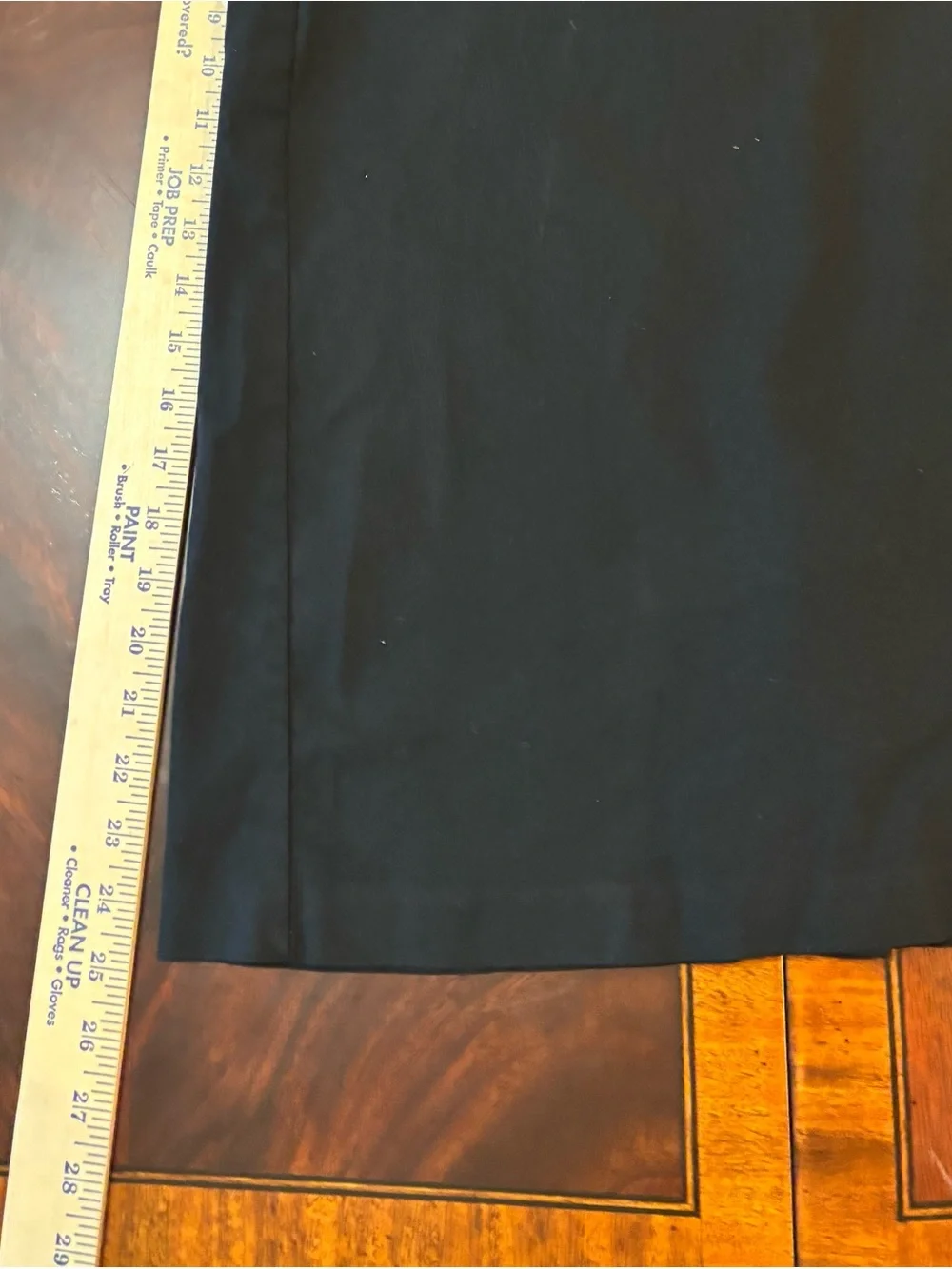 JM Collection Black Rivet-Waist Career A-Line Skirt - Size Large